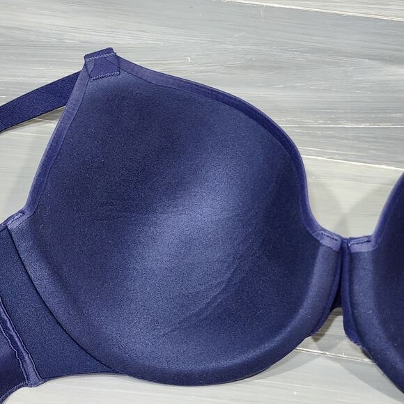 Soma Bra 34DDD Enbliss Full Coverage Underwire 0119 Bra Navy Blue - Picture 7 of 7